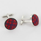 Cufflinks, Premium Tartan, Ross Tartan